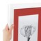 ArtToFrames Collage Photo Picture Frame with 1 - 10x13 inch Openings, Framed in White with Over 62 Mat Color Options and Regular Glass (CSM-3966-641)